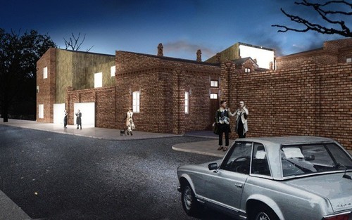 I miejsce w konkursie na koncepcję architektoniczną Wydziału Rzeźby ASP w Warszawie. Autor: Vostok Design - Wojciech Gawinowski. 