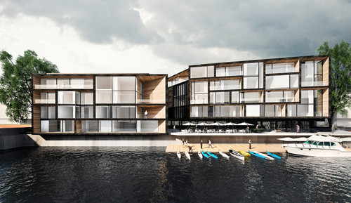 Projekt zajął I miejsce ex aequo w konkursie na opracowanie koncepcji urbanistyczno-architektonicznej wschodniej części Wyspy Pomorskiej we Wrocławiu. Autorem projektu jest Tamizo Architects Group.