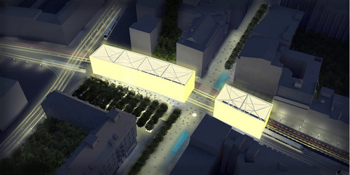 Projekt zdobył I miejsce w konkursie na opracowanie koncepcji architektonicznej zagospodarowania terenu przy przejściu podziemnym na ul. Świdnickiej we Wrocławiu. Autorem projektu jest pracownia major architekci.
