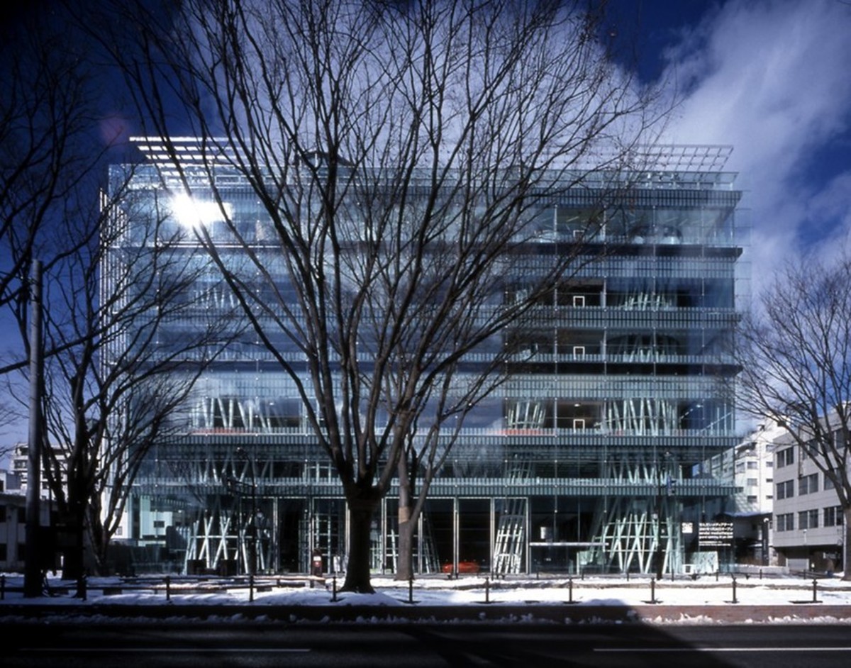 Mediateka w Sendai (1995—2000), Sendai-shi, Miyagi, Japonia - jeden z najsławniejszych projektów Toyo Ito; fot.: Nacasa & Partners Inc.