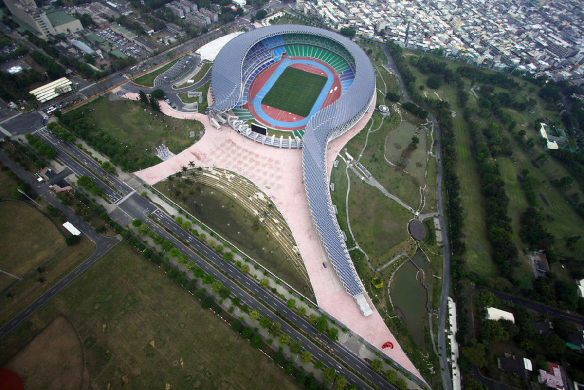 Stadion Główny wybudowany na potrzeby The World Games 2009, (2006-2009), Kaohsiung, Tajwan R.O.C.. Fot.: Fu Tsu Construction Co., Ltd.