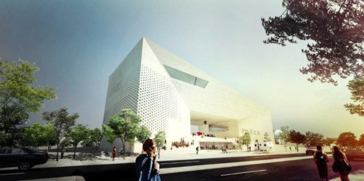 Centrum kultury w Bordeaux - zwycięski projekt konkursowy; autor projektu: BIG i FREAKS freearchitects 