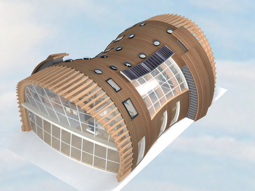 I miejsce - ekologiczne pawilony - Uros Micic, Ivana Mitrowic i Igor Stegic; źródło: Fakro