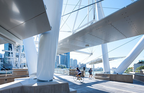 Most Kurilpa w Australii - laureat WAF Award 2011 w kategorii Transport. Autorem projektu: Cox Architecture/Cox Ryaner Architectects z Australii.