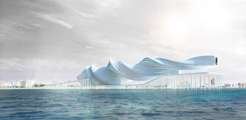 Miami Pier Museum of Latin American Immigrants. Autor: arch.Maciej Jakub Zawadzki