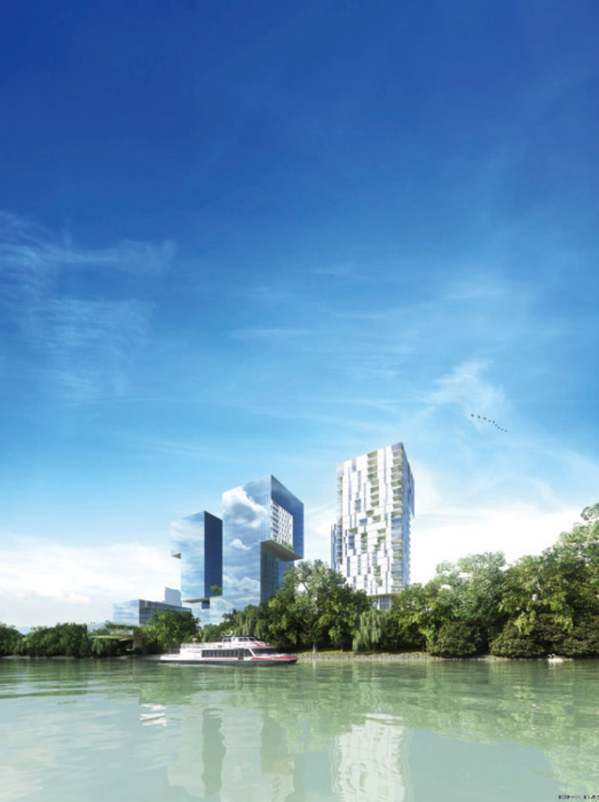Triiiple to nowy kompleks mieszkaniowo-usługowo-biurowy w austriackiej stolicy / © RE Development / SORAVIA Group