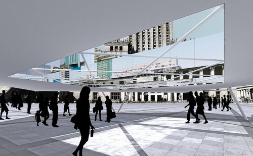 I nagroda za projekt pawilonu artystycznego w Warszawie, który ma ma uświetnić ceremonię przekazania polskiej prezydencji w Unii Europejskiej w grudniu 2011 roku -  Studio Olafura Eliassona (Niemcy)