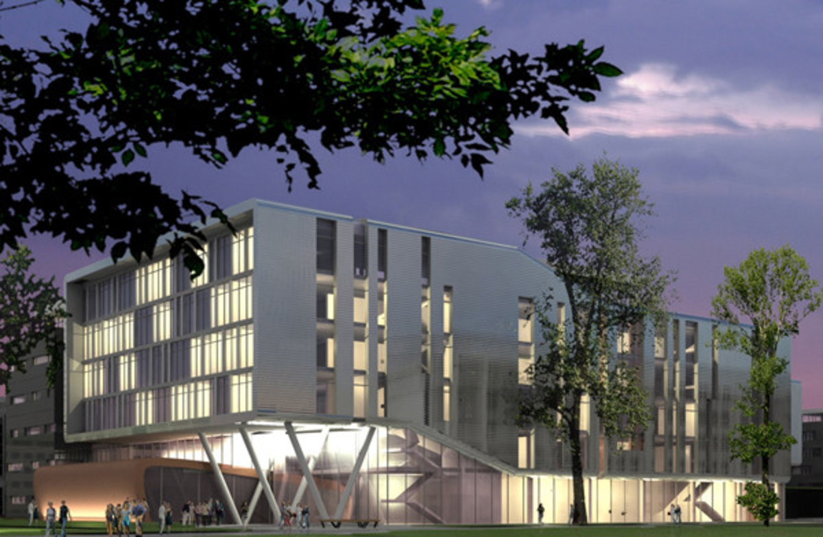 Centrum Nowych Technologii II, projekt: Autorska Pracownia Architektoniczna Kuryłowicz & Associates/Uniwersytet Warszawski  