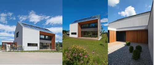  Dom jednorodzinny w Medvode: QNH/Au (PHPP'07) = 14 kWh/m2/rok 