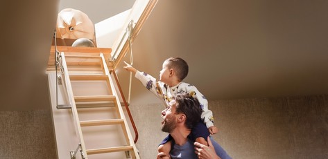 Schody strychowe drewniane GREENSTEP LWT Super Thermo 