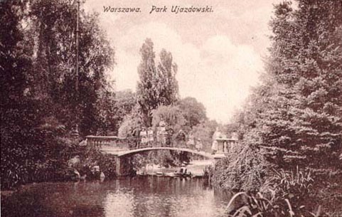 WARSZAWA - " Park Ujazdowski". 