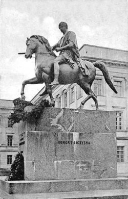 Warszawa -Pomnik Poniatowskiego