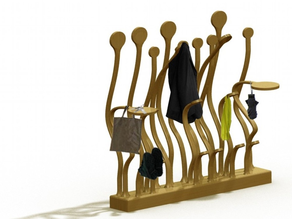 Wyróżnienie w konkursie Wood Stock Design, w kategorii obiekt wolnostojący: „Claustra” autorstwa Manona Malatraya. 