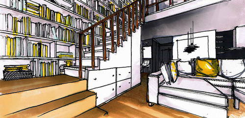 Salonu zaprojektowany w kokursie Loft design. Projekt zdobył II nagroda, autor projektu Agnieszka Adamiak