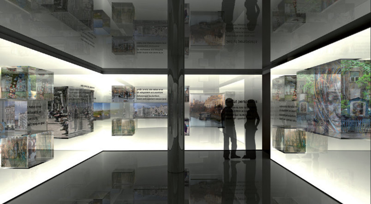 Miasto ocalone / III miejsce w konkursie na projekt ekspozycji Muzeum Warszawskiej Pragi; autor: Tempora