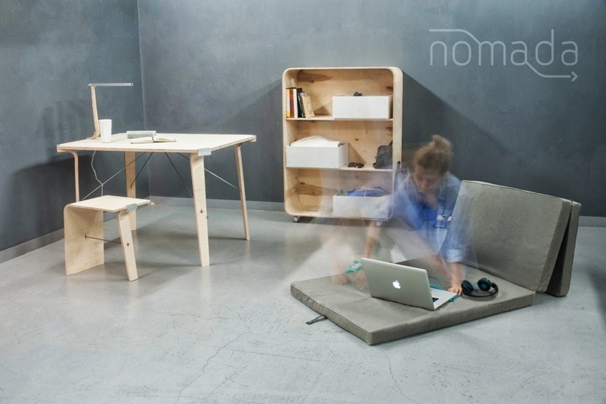 Nomada – niezbędne życiowe minimum - projekt finałowy konkursu make me! 2013, autor: Nina Woroniecka